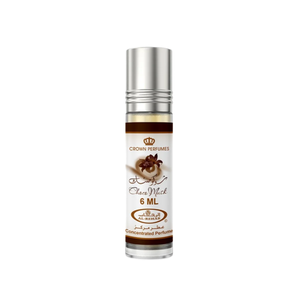 Al-Rehab Choco Musk Perfume Oil — 6 ml · roll-on oil
