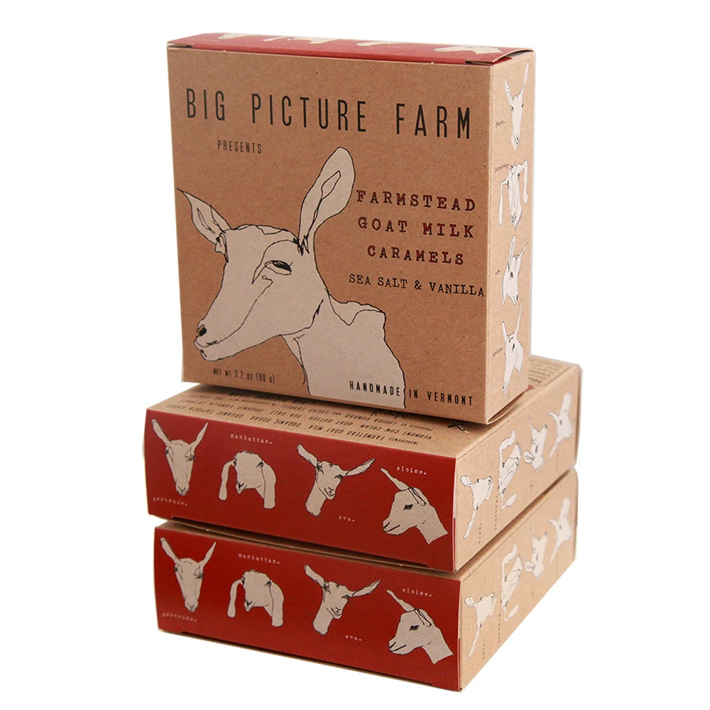 Big Picture Farm Sea Salt & Vanilla Farm Box — 11 caramels · single farm box