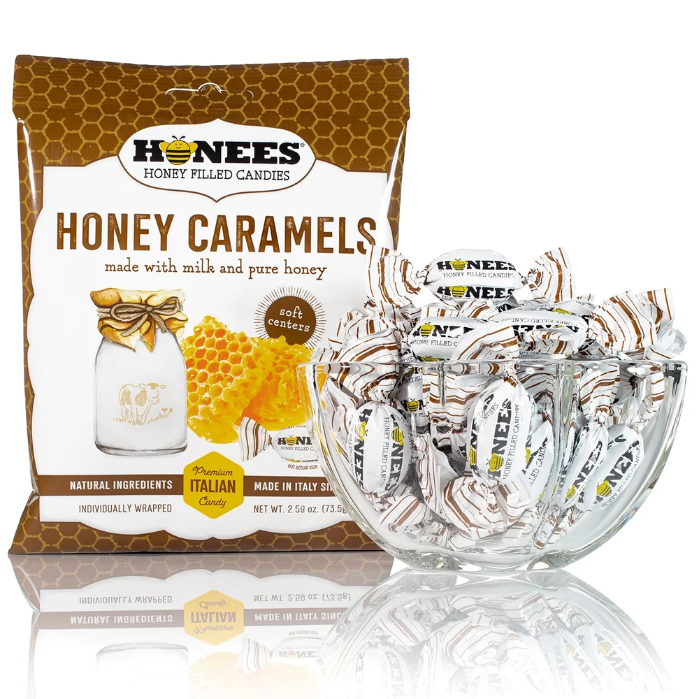 Honees Honey Caramel Candy — 2.85 oz · single bag