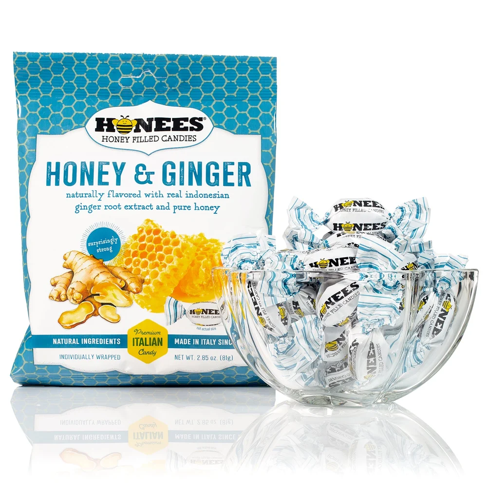 Honees Honey & Ginger Candy — 2.85 oz · single bag