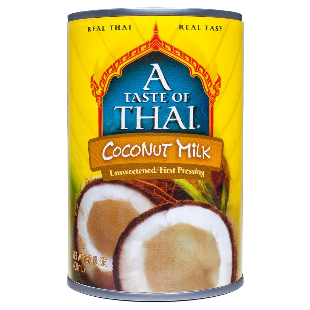 A Taste of Thai Coconut Milk — Unsweetened Coconut Cooking Milk, 13.5 fl oz, Single Can