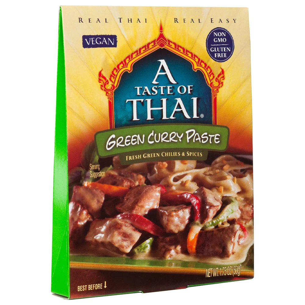 A Taste of Thai Green Curry Paste — 1.75 oz, single pouch