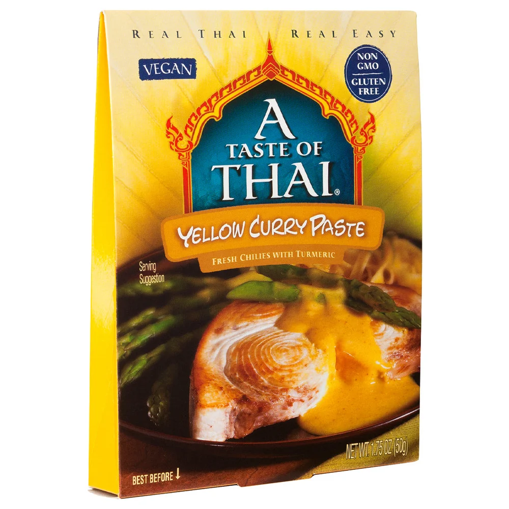 A Taste of Thai Yellow Curry Paste — 1.75 oz, single pouch